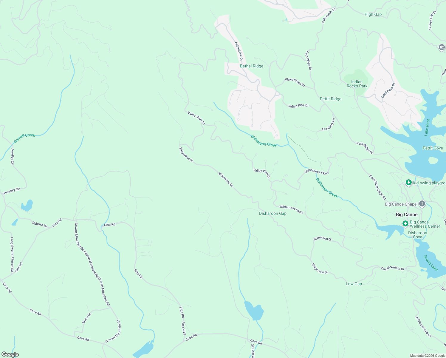 map of restaurants, bars, coffee shops, grocery stores, and more near 1543 Ridgeview Drive in Jasper