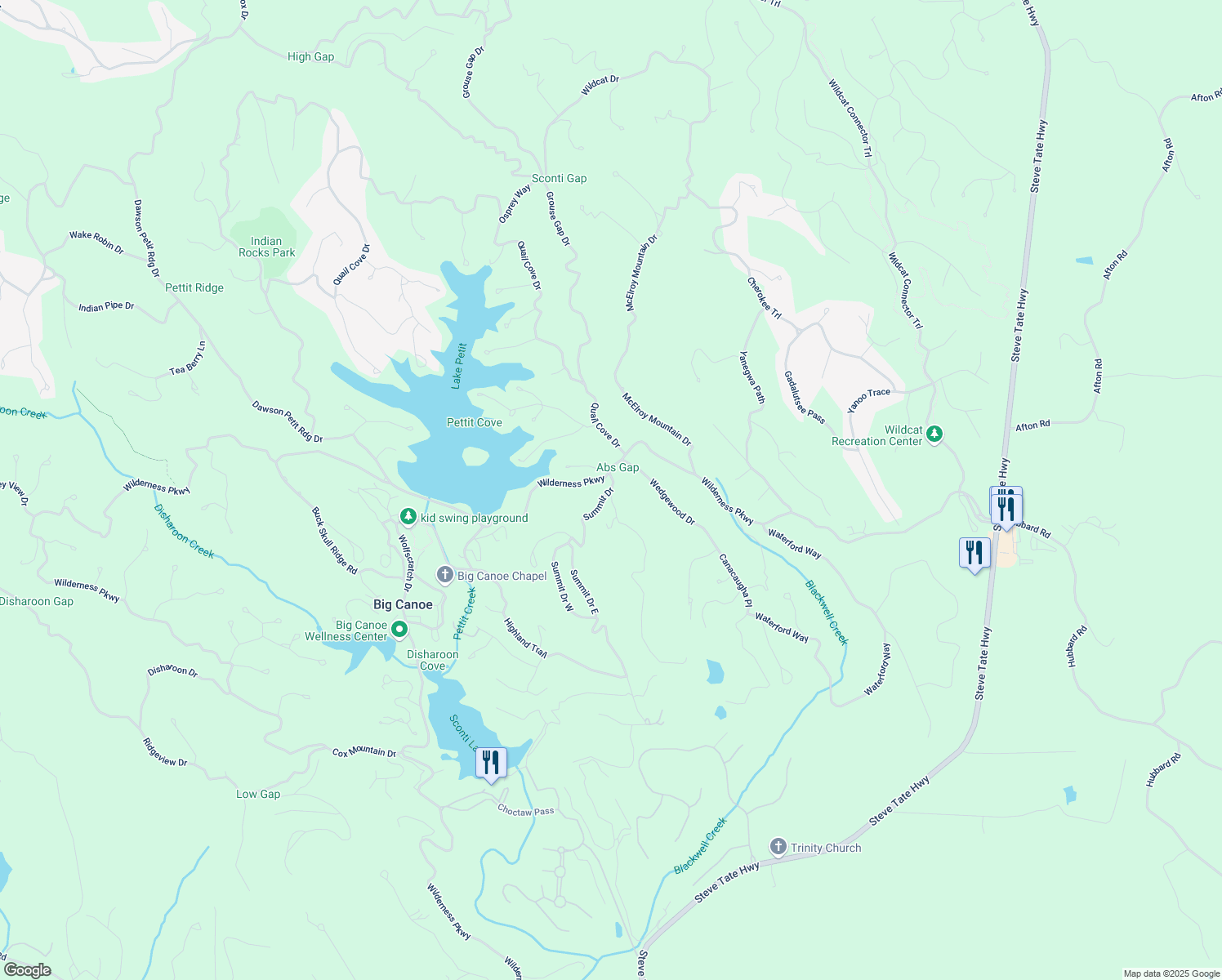 map of restaurants, bars, coffee shops, grocery stores, and more near 0 Turnbury Lane in Marble Hill