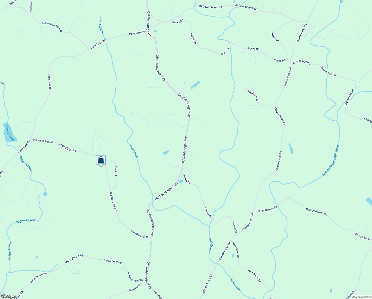 map of restaurants, bars, coffee shops, grocery stores, and more near 4224 Old Dahlonega Highway in Dahlonega