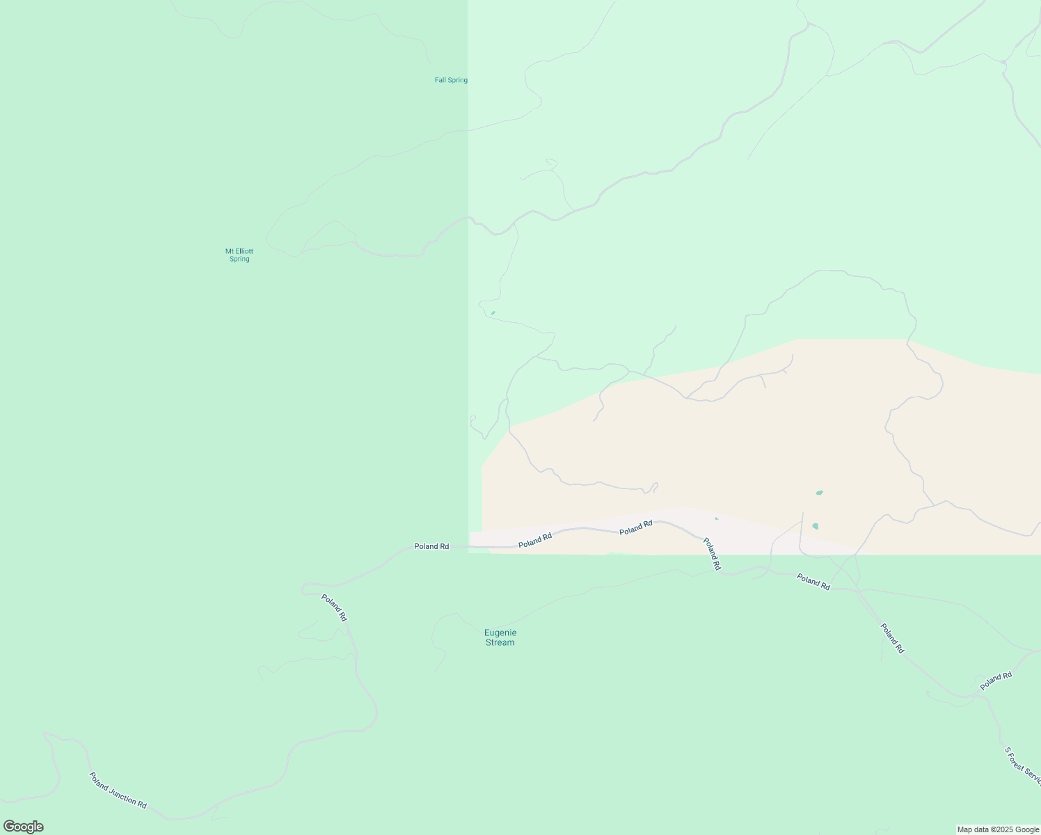 map of restaurants, bars, coffee shops, grocery stores, and more near 9218 Poland Road in Mayer