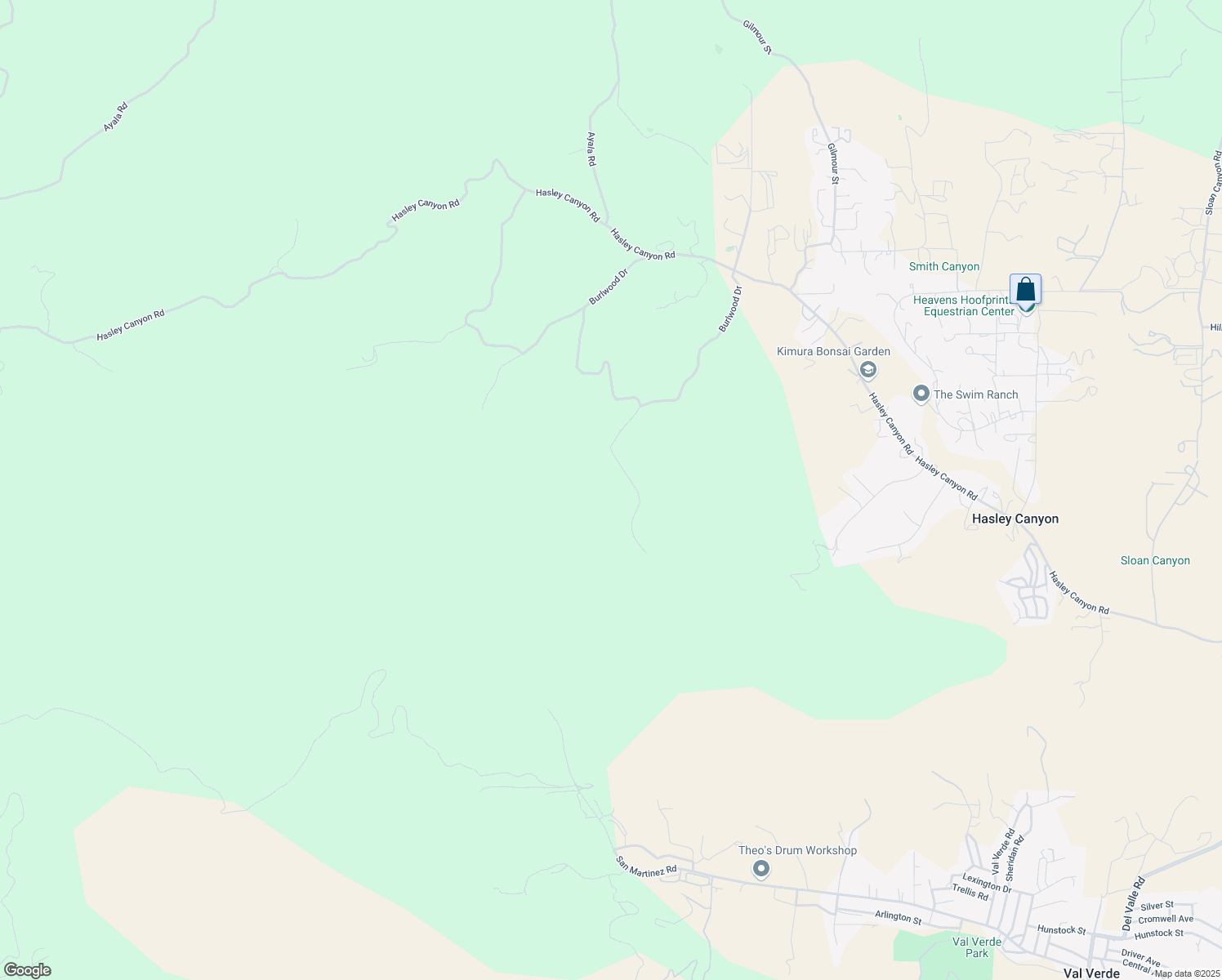 map of restaurants, bars, coffee shops, grocery stores, and more near in Santa Clarita