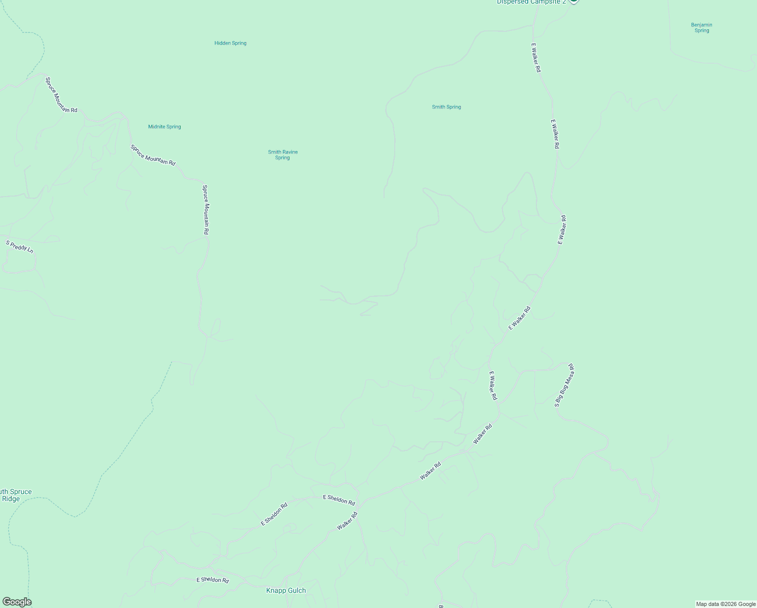 map of restaurants, bars, coffee shops, grocery stores, and more near 4560 East Bald Mountain Road in Prescott