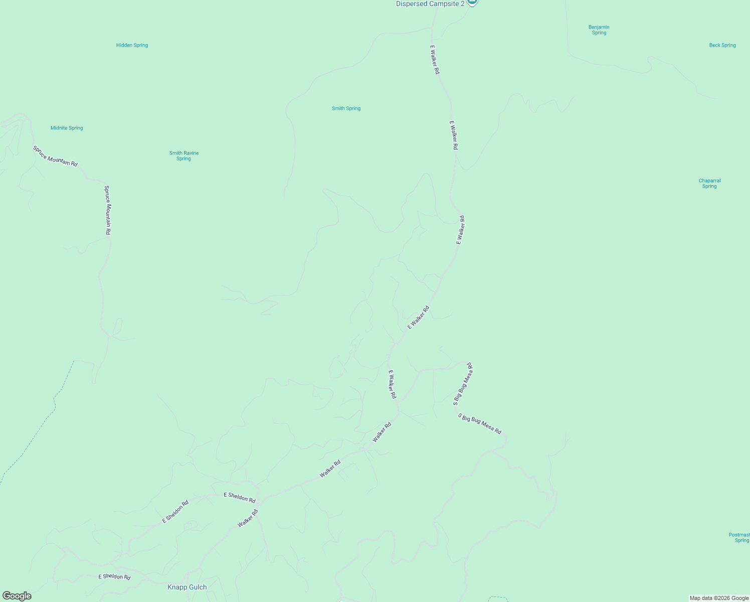 map of restaurants, bars, coffee shops, grocery stores, and more near 5353 South Blue Jay Road in Prescott