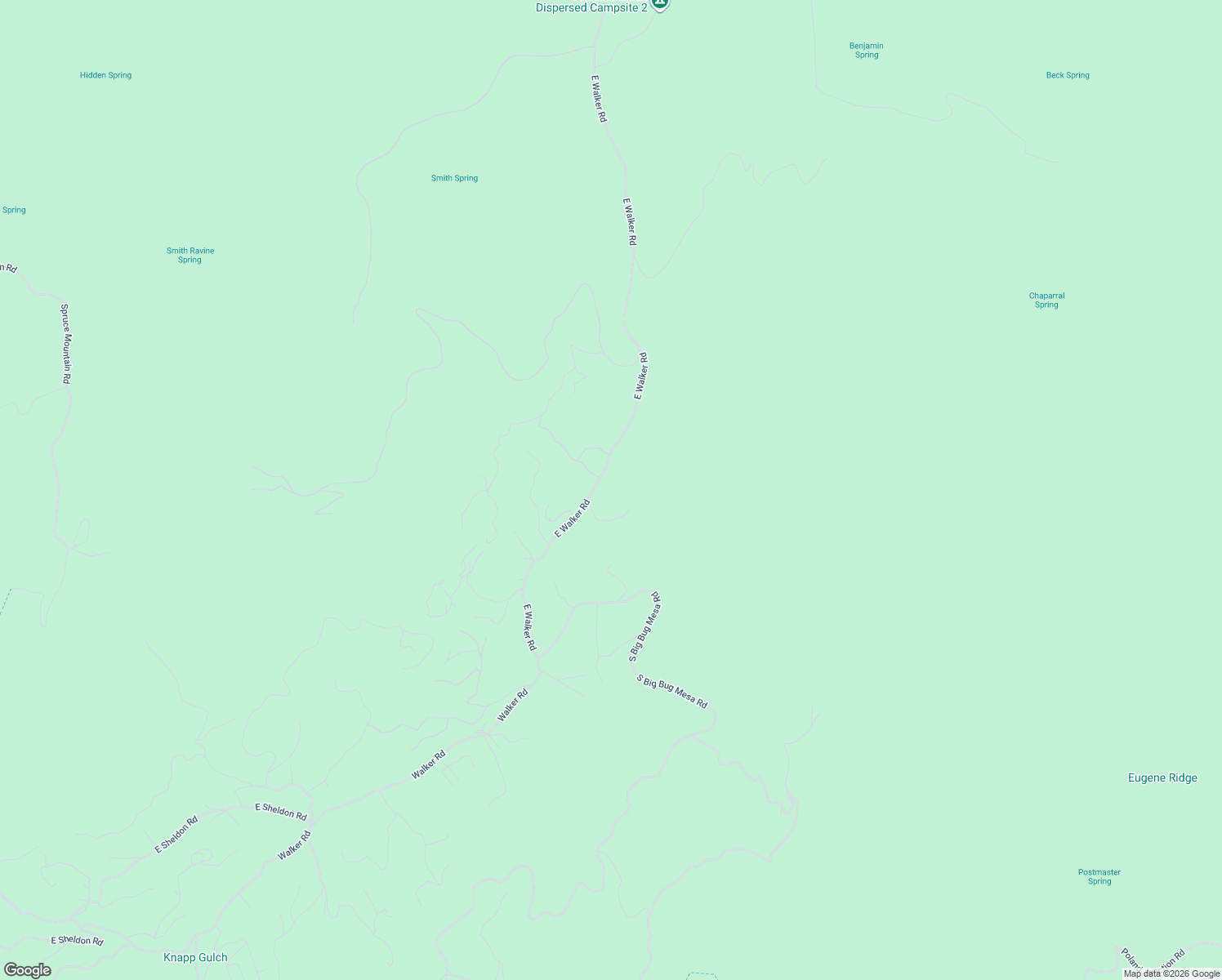 map of restaurants, bars, coffee shops, grocery stores, and more near 5353 East Walker Road in Prescott