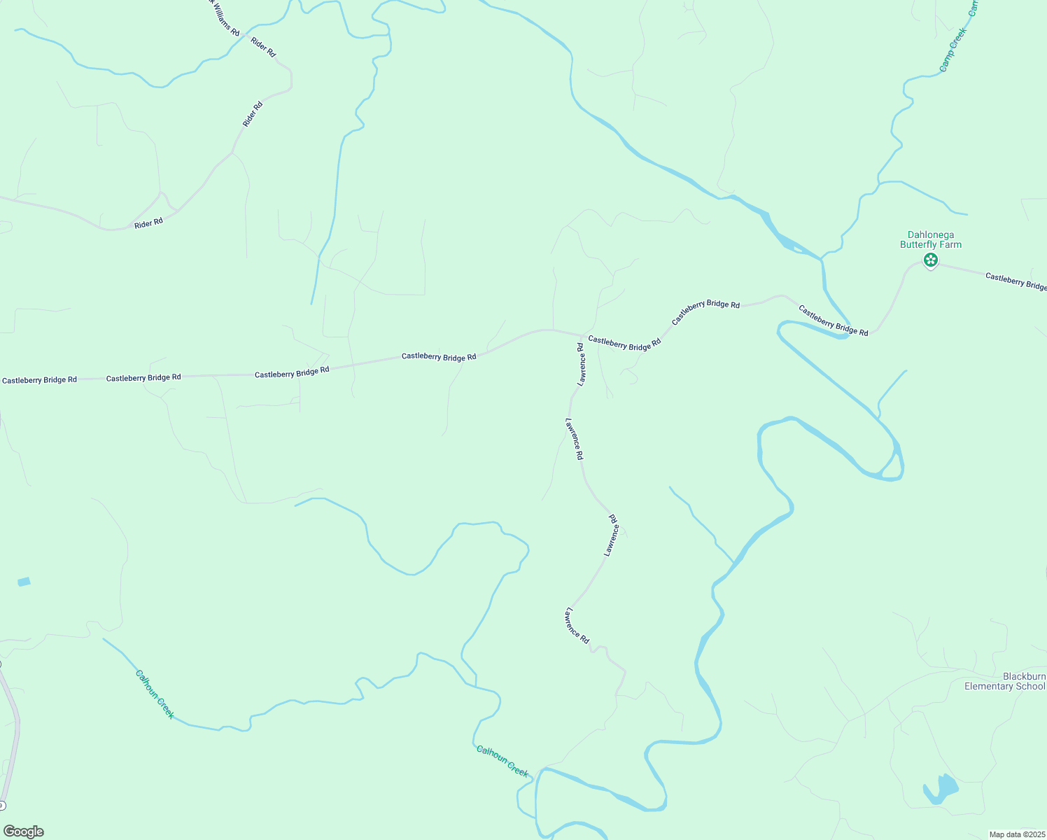 map of restaurants, bars, coffee shops, grocery stores, and more near 2211 Castleberry Bridge Road in Dawsonville