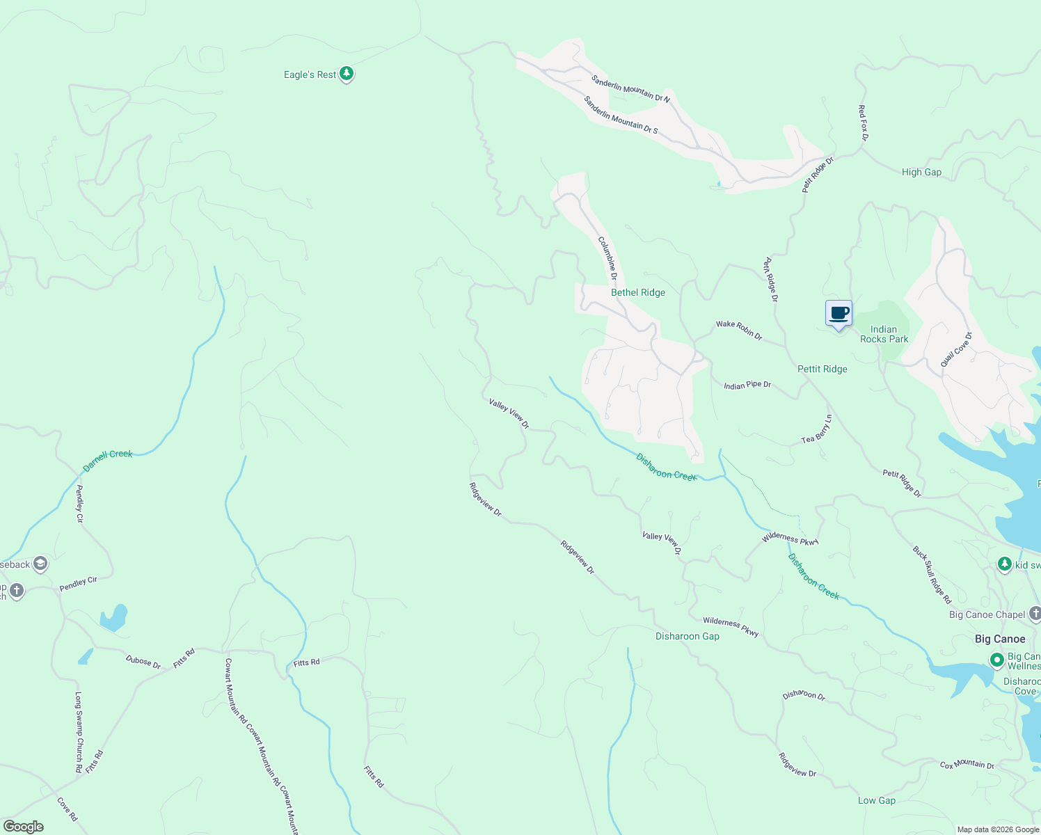 map of restaurants, bars, coffee shops, grocery stores, and more near 7063 Valley View Drive in Jasper