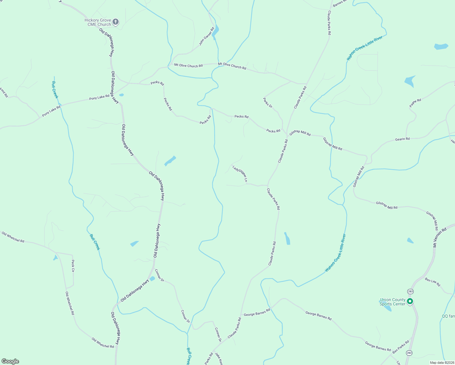 map of restaurants, bars, coffee shops, grocery stores, and more near 340 Hickory Springs Drive in Murrayville