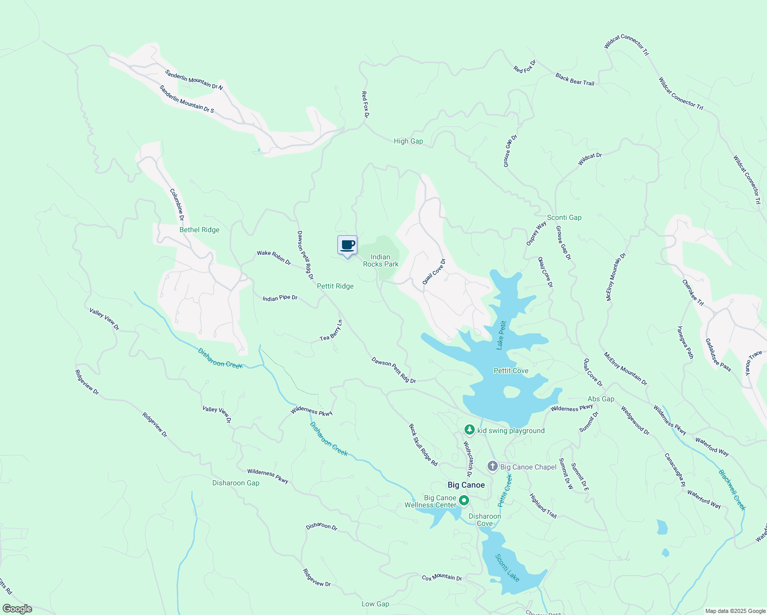 map of restaurants, bars, coffee shops, grocery stores, and more near 15 Gentle Dove Walk in Jasper