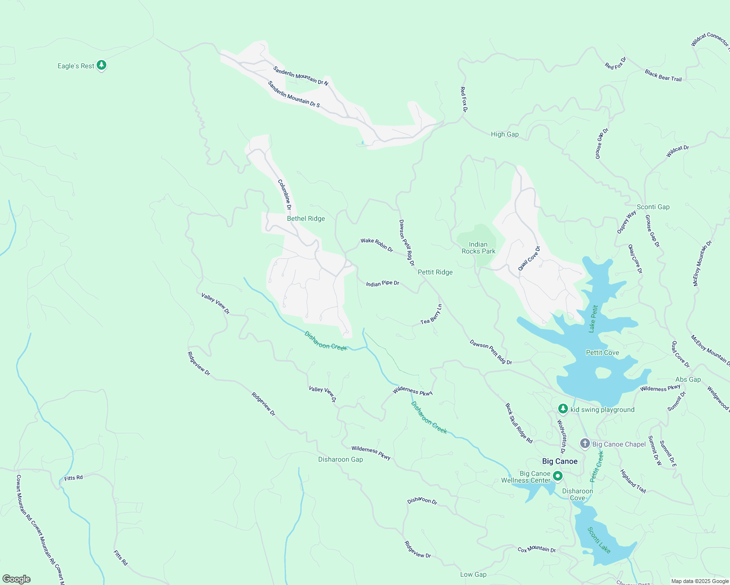 map of restaurants, bars, coffee shops, grocery stores, and more near 71 Yellow Root Drive in Dawsonville