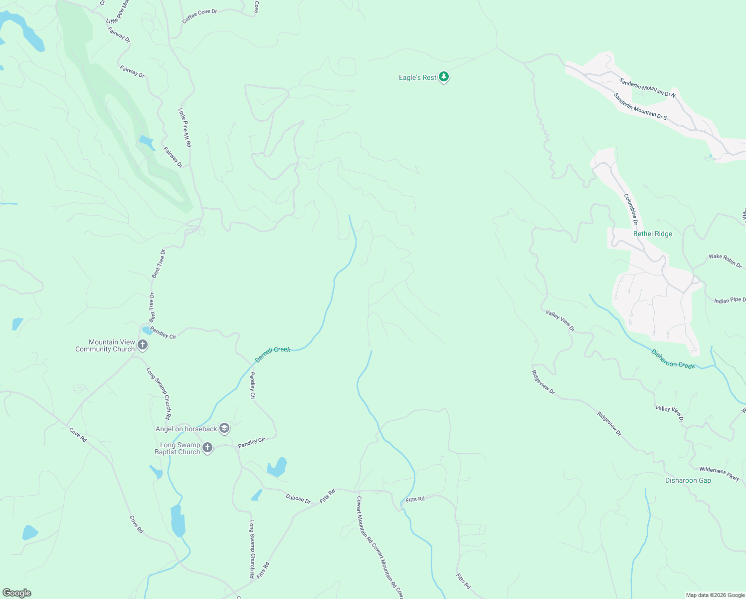 map of restaurants, bars, coffee shops, grocery stores, and more near 1334 Oglethorpe Mountain Trail in Jasper