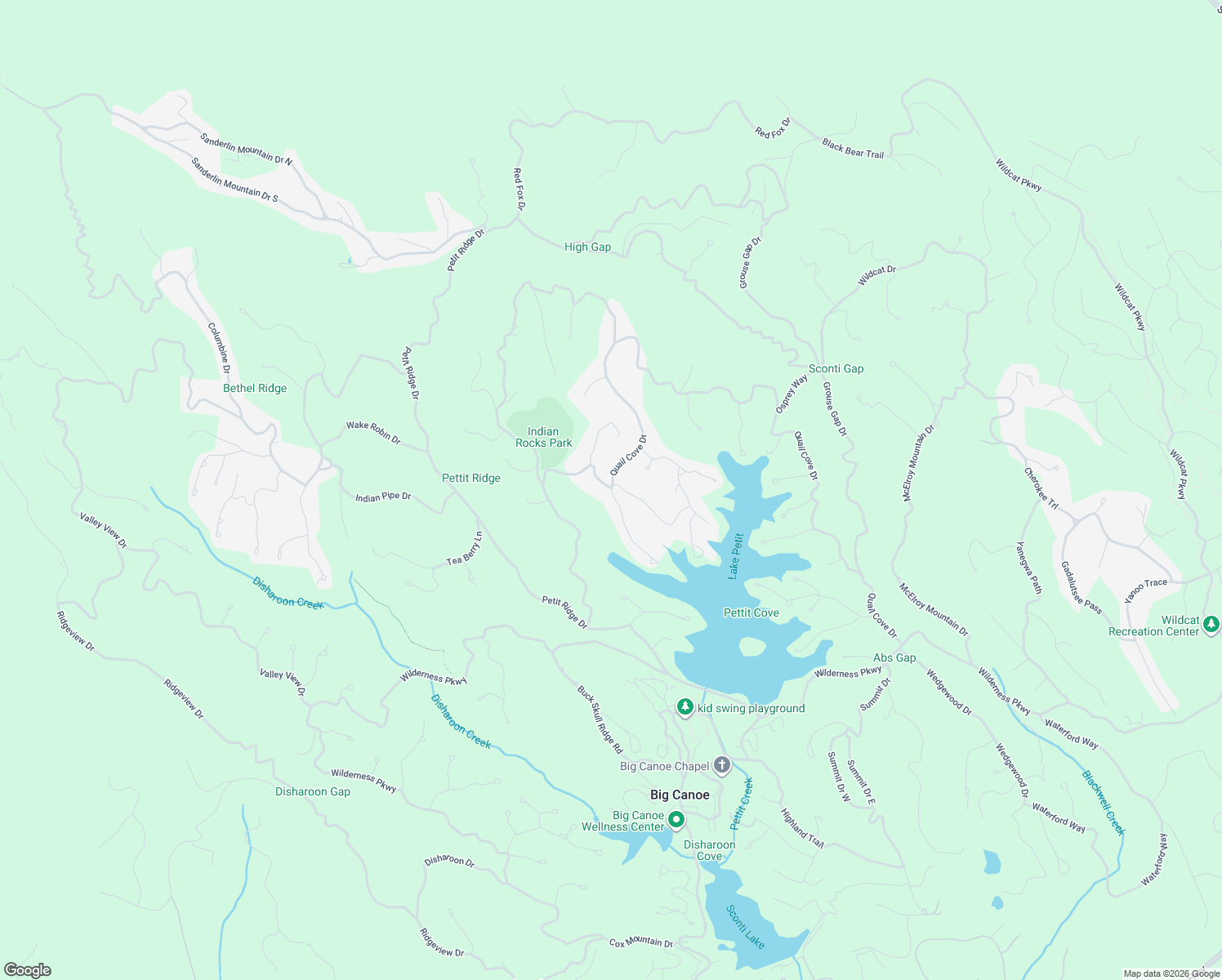 map of restaurants, bars, coffee shops, grocery stores, and more near 1033 Robins Nest in Jasper