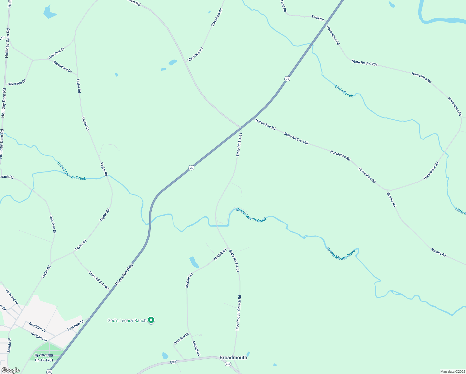 map of restaurants, bars, coffee shops, grocery stores, and more near 104 Shay Drive in Honea Path