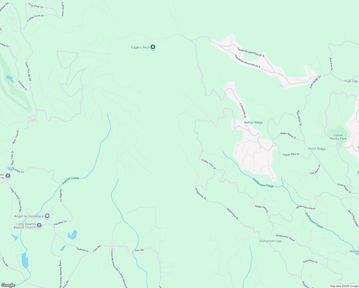 map of restaurants, bars, coffee shops, grocery stores, and more near 2518 Ridgeview Drive in Jasper