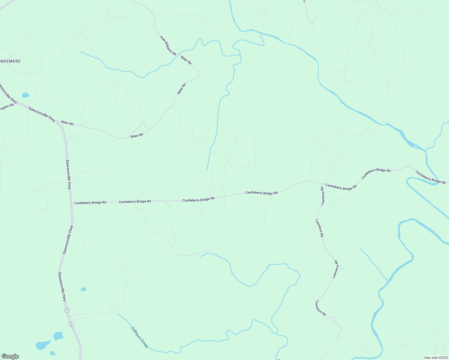 map of restaurants, bars, coffee shops, grocery stores, and more near 136 Morgan Lane in Dawsonville