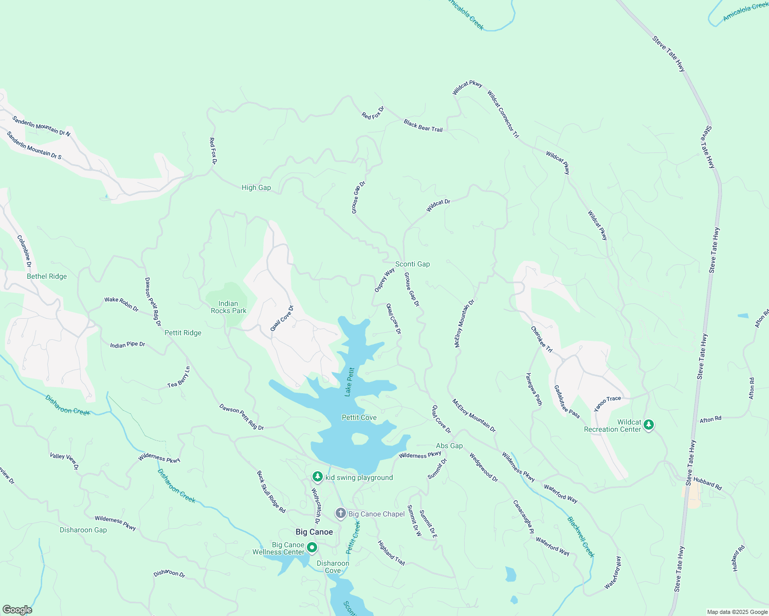 map of restaurants, bars, coffee shops, grocery stores, and more near 2268 Quail Cove Drive in Jasper