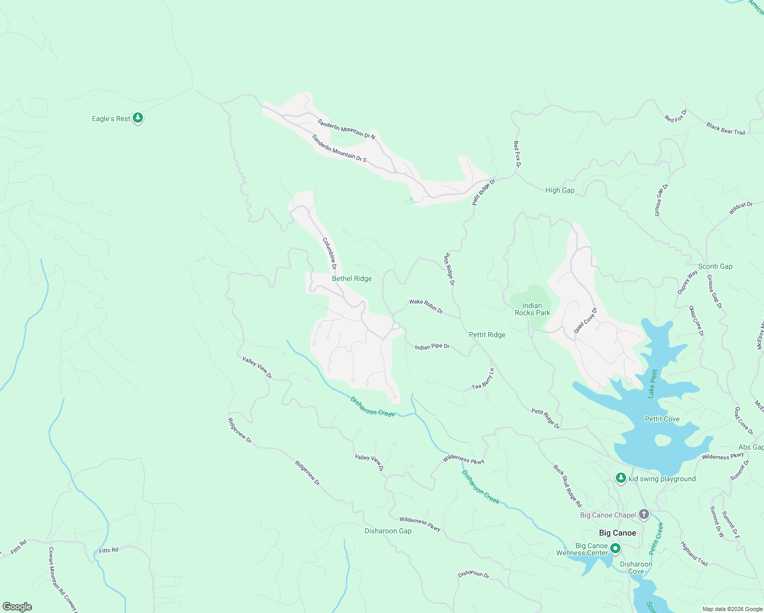 map of restaurants, bars, coffee shops, grocery stores, and more near 6205 Bellflower Drive in Dawsonville