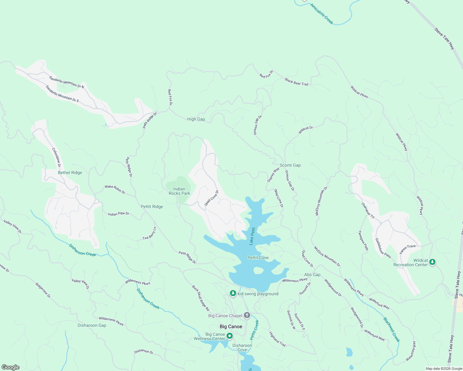 map of restaurants, bars, coffee shops, grocery stores, and more near 1084 Cardinal Cove in Dawsonville