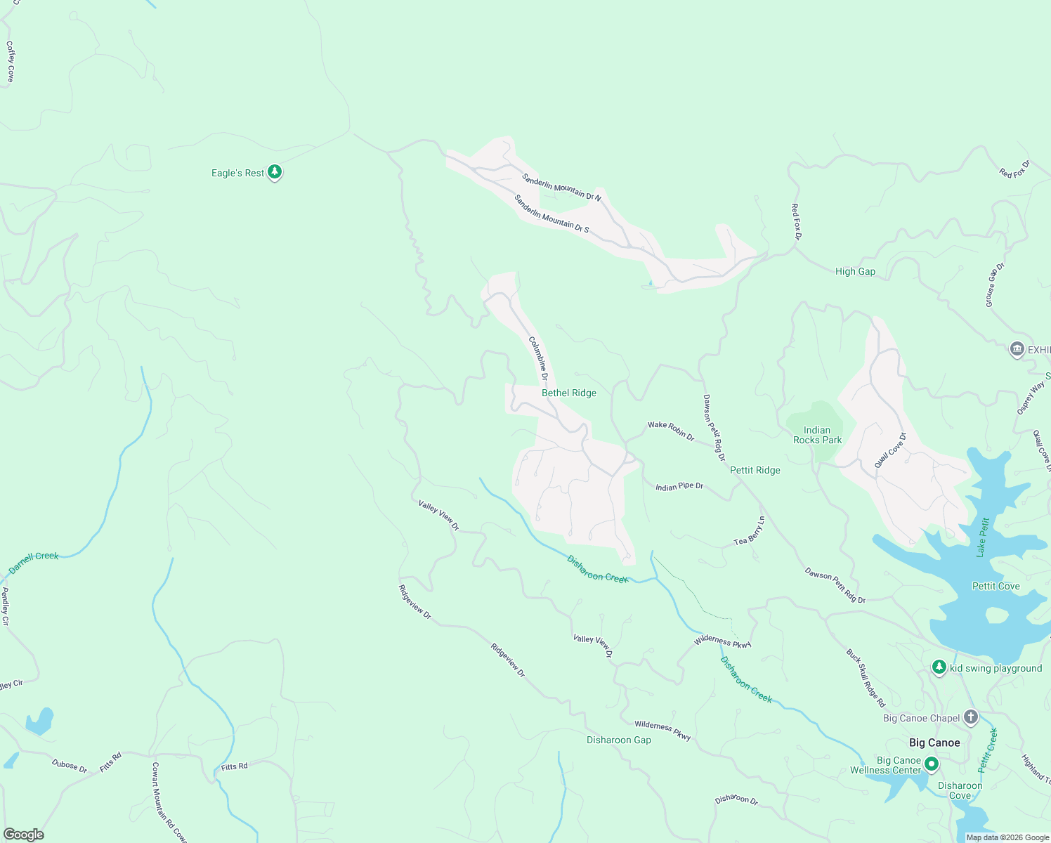 map of restaurants, bars, coffee shops, grocery stores, and more near 6292 Mountain Mint Drive in Dawsonville