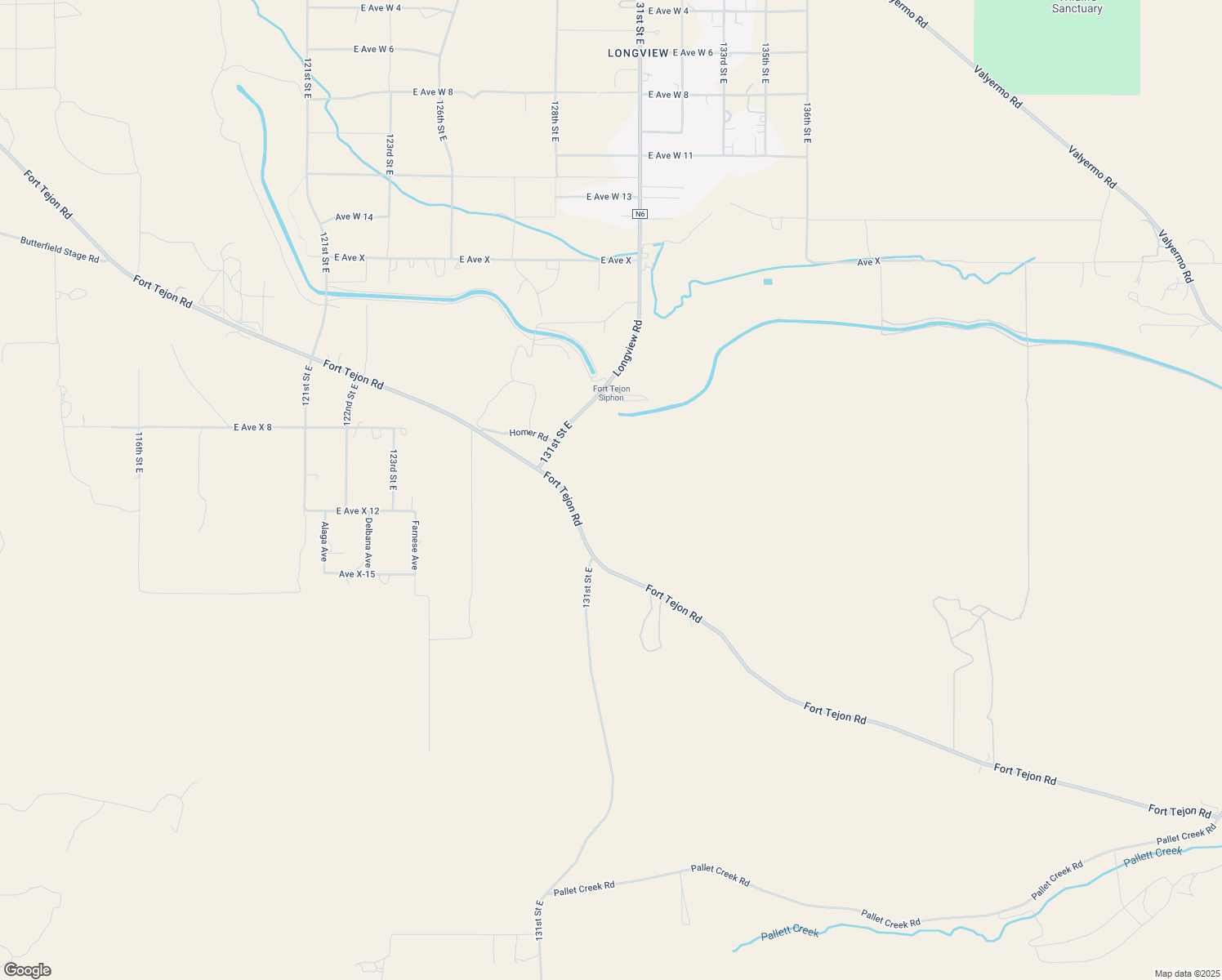 map of restaurants, bars, coffee shops, grocery stores, and more near 0 Fort Tejon Road in Llano