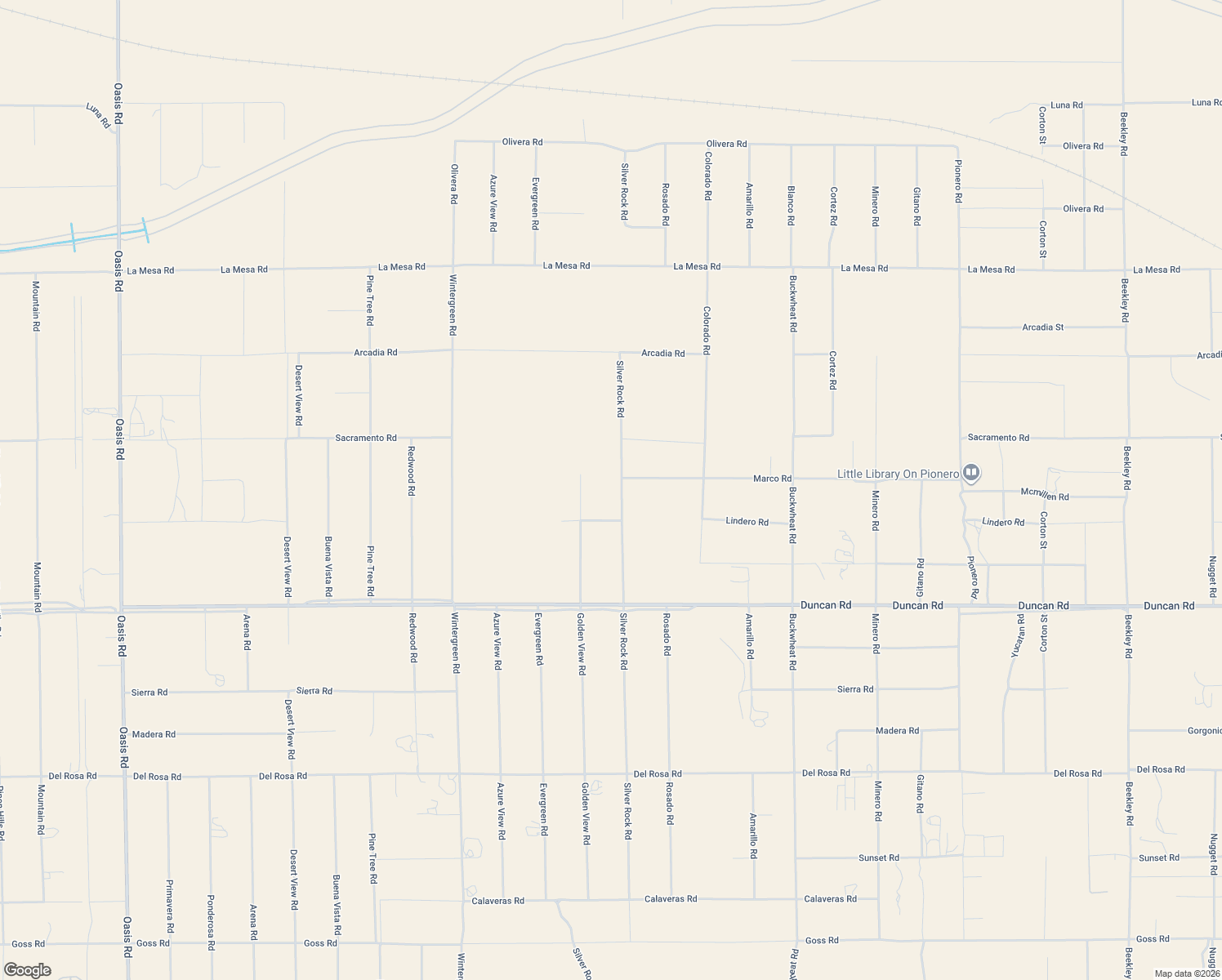 map of restaurants, bars, coffee shops, grocery stores, and more near 12378 Silver Rock Road in Pinon Hills