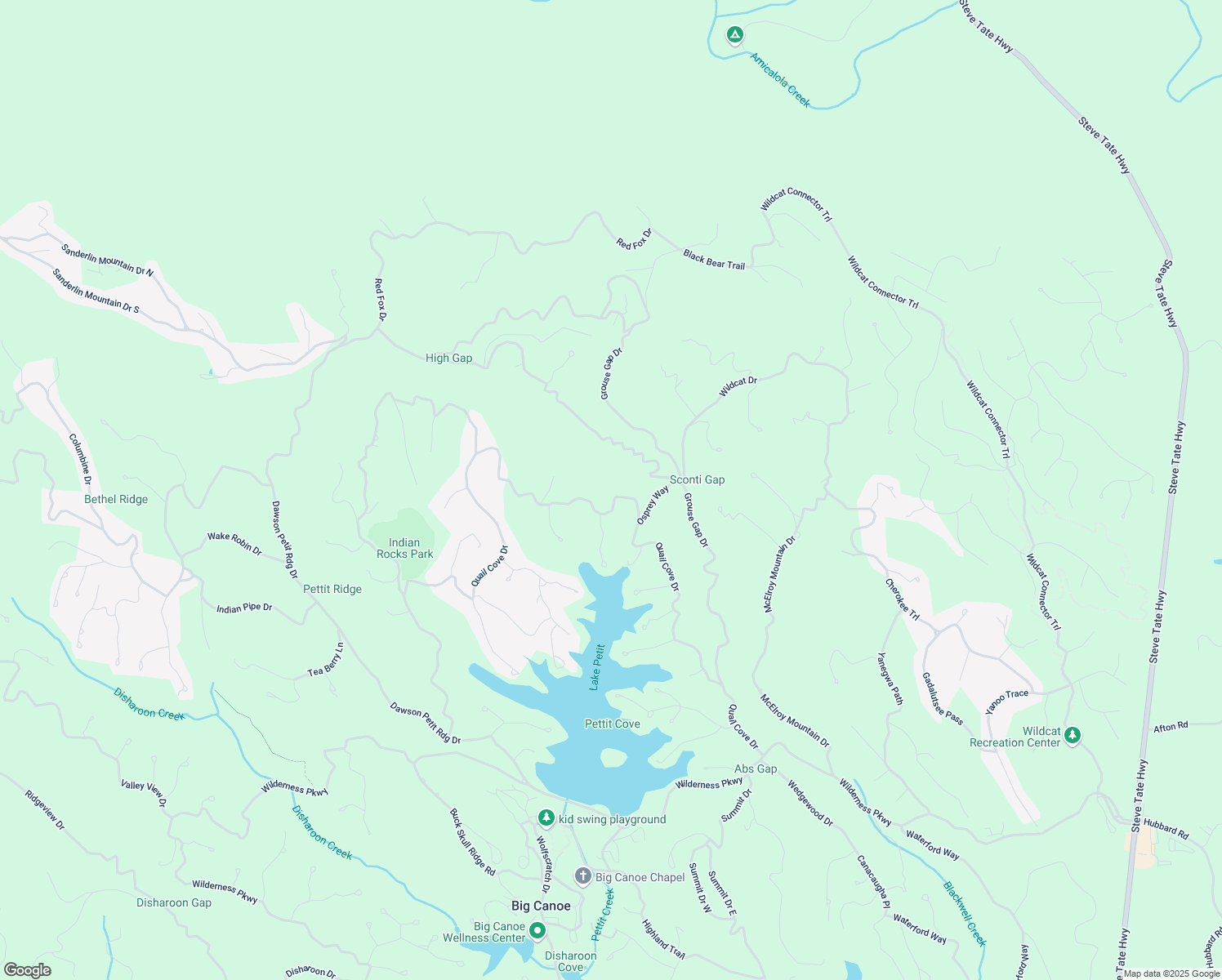 map of restaurants, bars, coffee shops, grocery stores, and more near 1111 Quail Cove Drive in Dawsonville