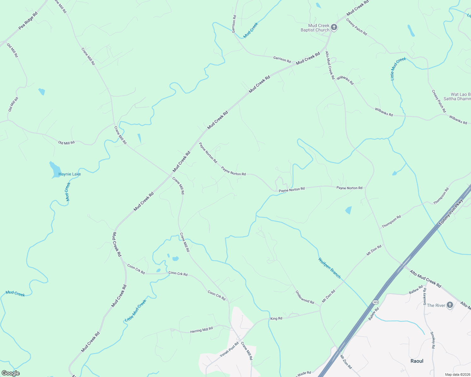 map of restaurants, bars, coffee shops, grocery stores, and more near 152 Travis Pless Road in Alto