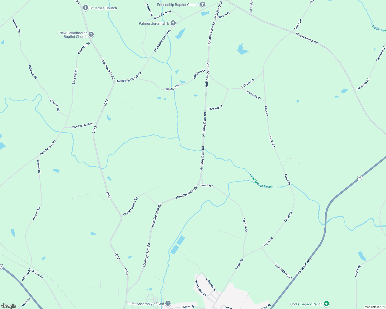 map of restaurants, bars, coffee shops, grocery stores, and more near 315 Holliday Dam Road in Honea Path