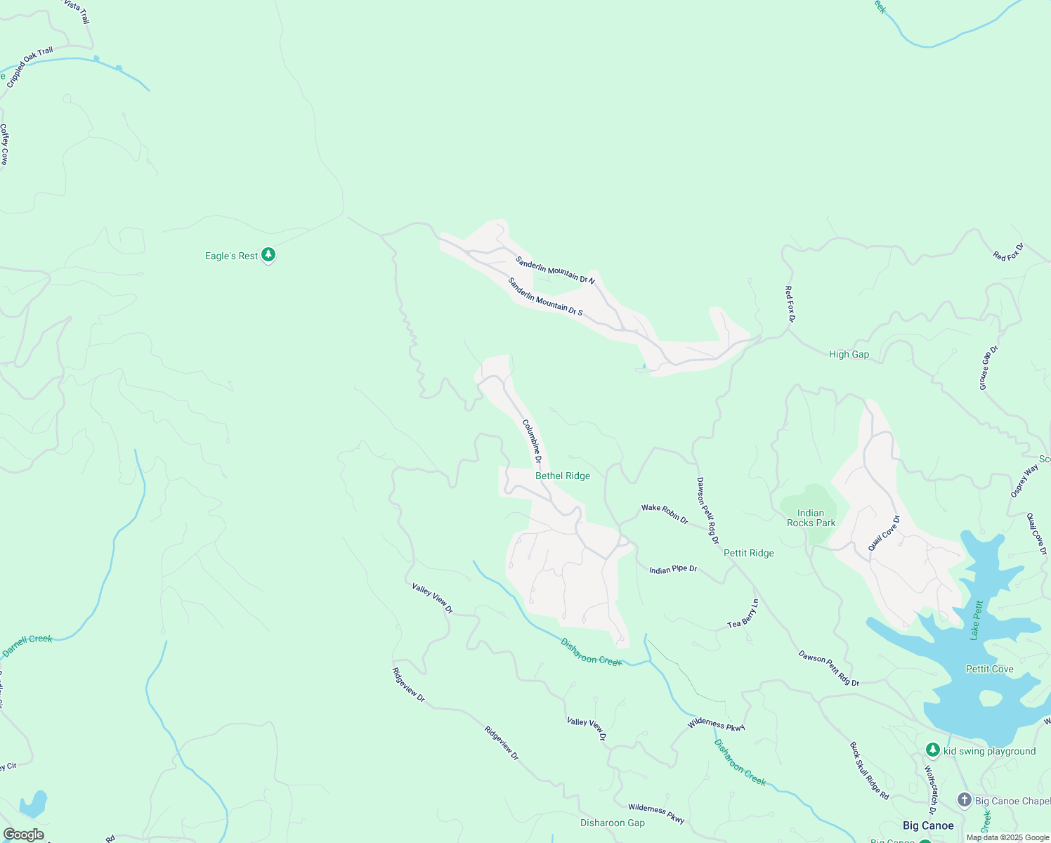 map of restaurants, bars, coffee shops, grocery stores, and more near 524 Columbine Drive in Jasper