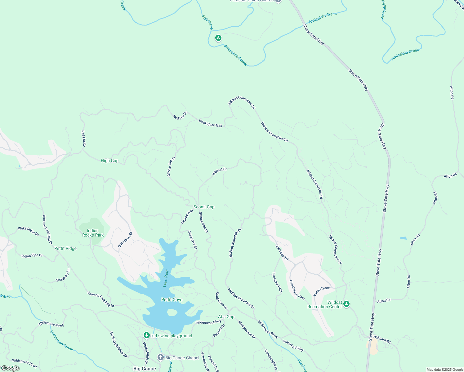 map of restaurants, bars, coffee shops, grocery stores, and more near 159 Cinnamon Fern Lane in Jasper