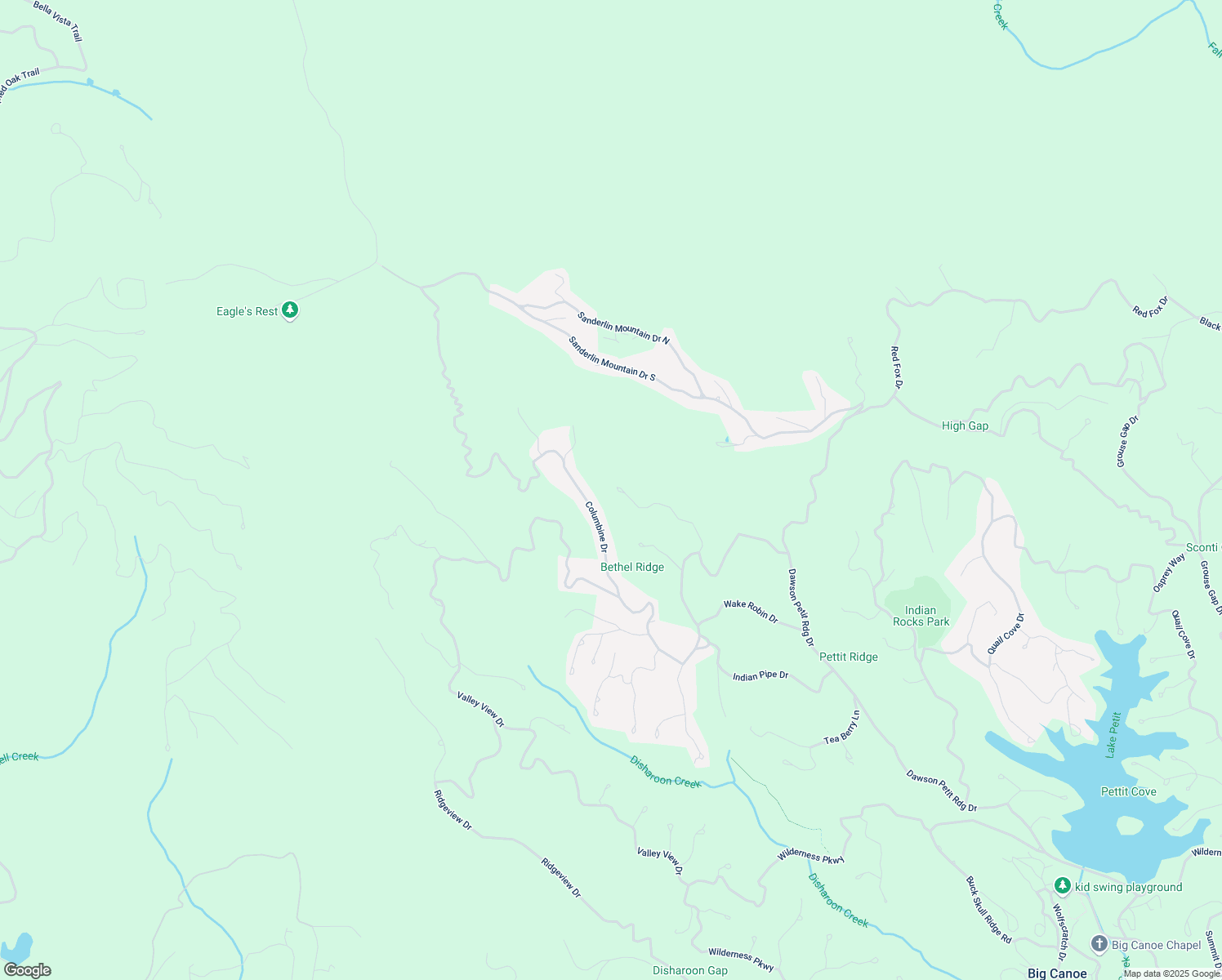map of restaurants, bars, coffee shops, grocery stores, and more near 387 Windflower Drive in Dawsonville