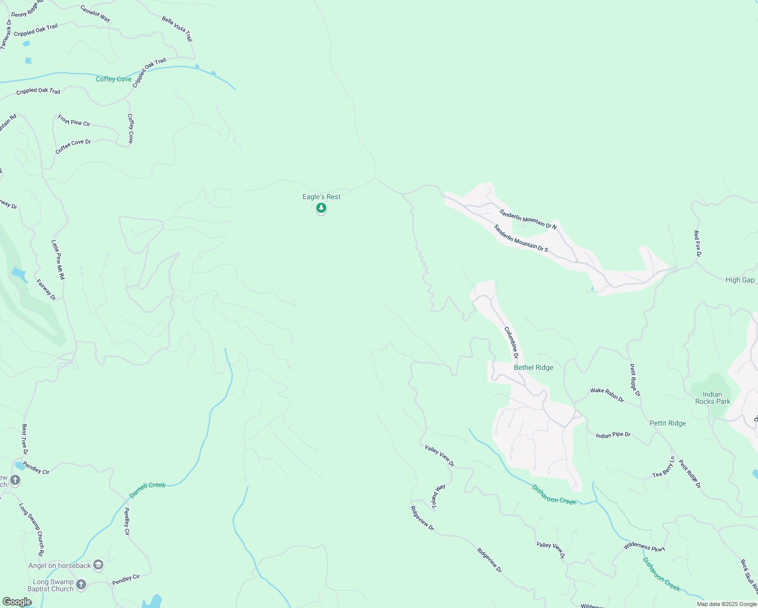 map of restaurants, bars, coffee shops, grocery stores, and more near 465 Huckleberry Trail in Jasper