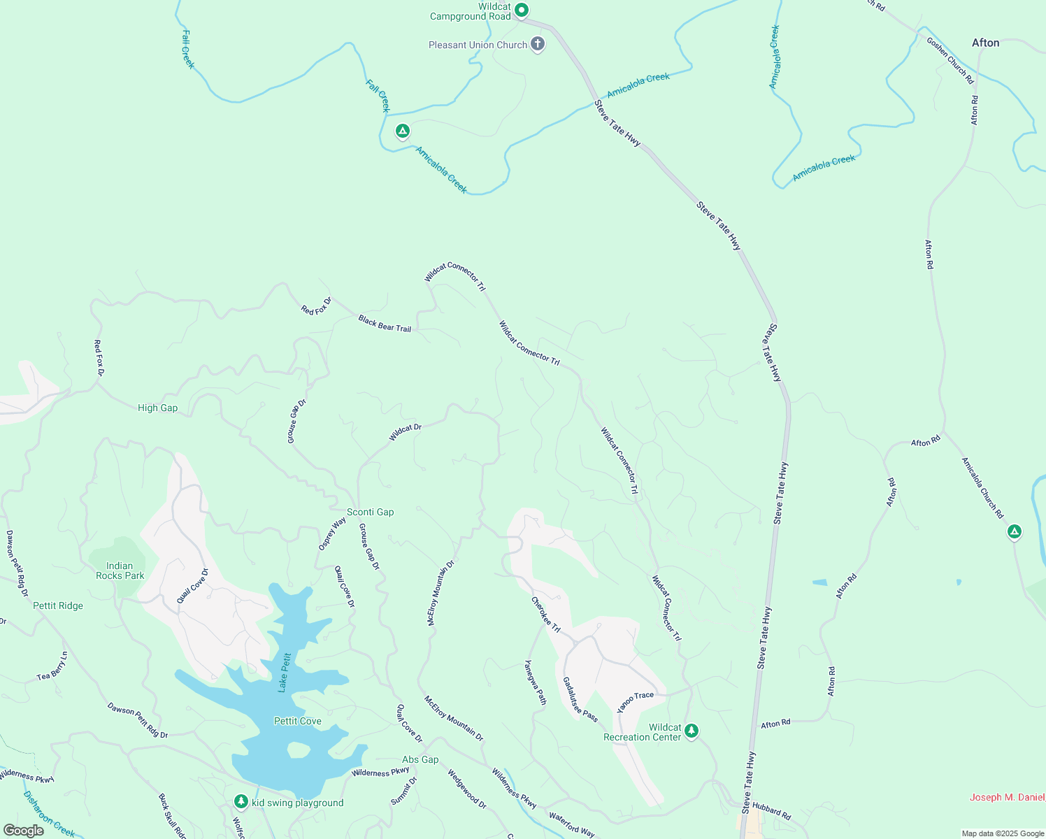 map of restaurants, bars, coffee shops, grocery stores, and more near 288 Blazingstar Trail in Jasper