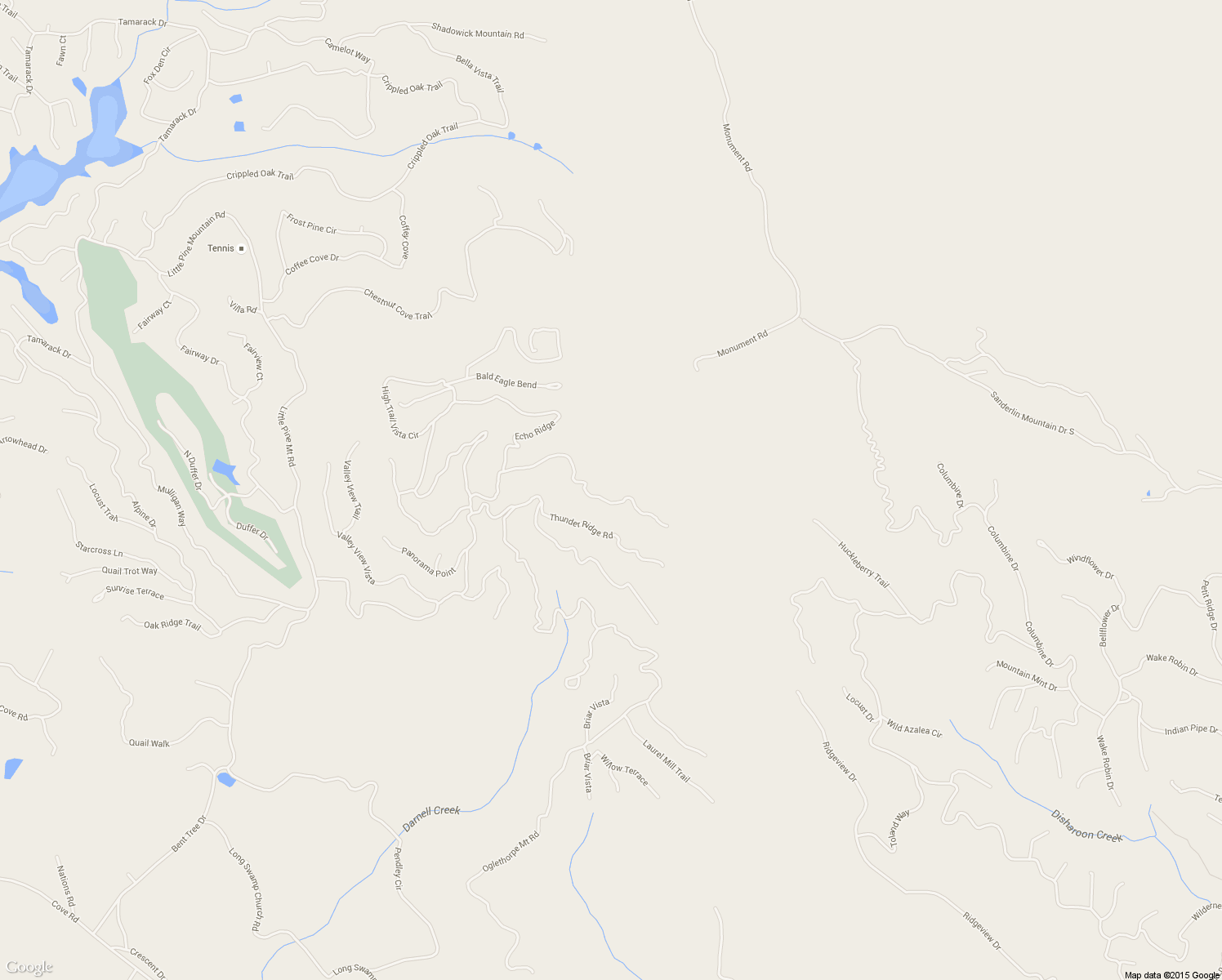 map of restaurants, bars, coffee shops, grocery stores, and more near 441 Cutthroat Ridge Road in Jasper