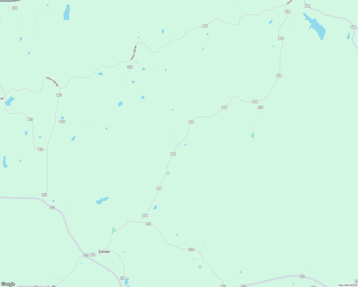 map of restaurants, bars, coffee shops, grocery stores, and more near 1838 County Road 121 in Blue Springs