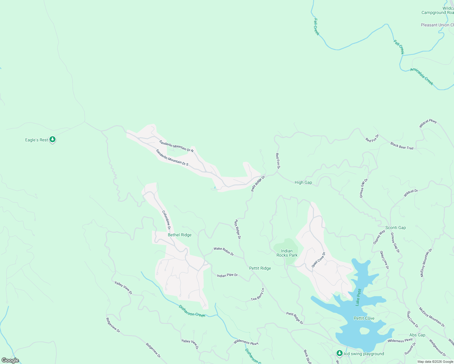 map of restaurants, bars, coffee shops, grocery stores, and more near 5037 Sanderlin Mountain Drive in Dawsonville