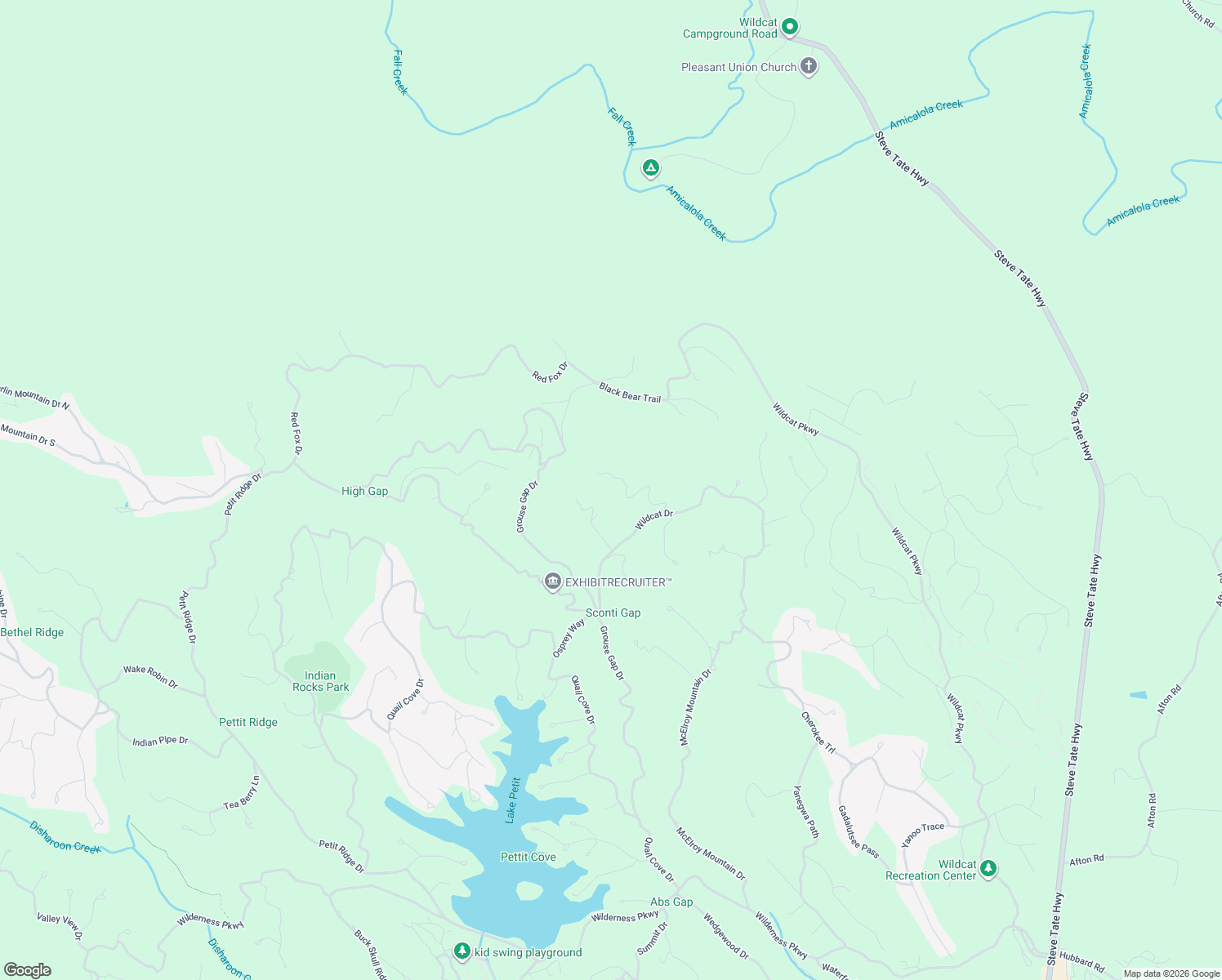map of restaurants, bars, coffee shops, grocery stores, and more near 2155 Royal Fern Trail in Dawsonville