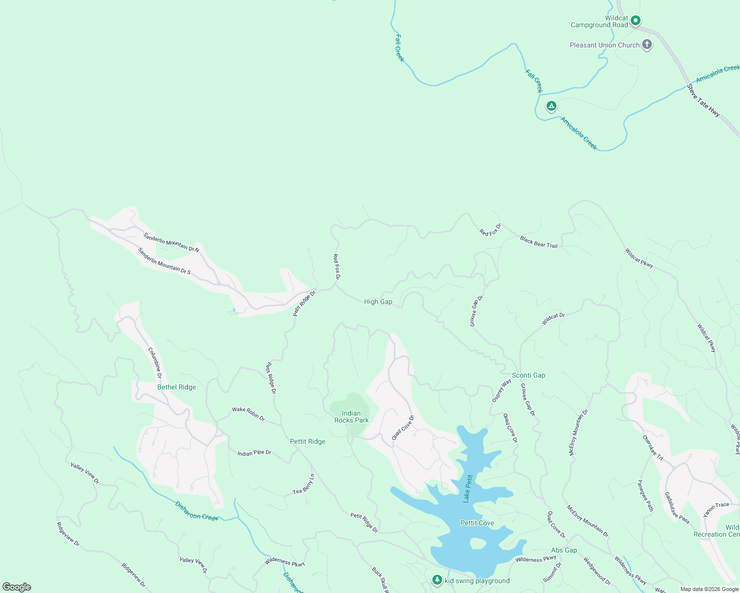 map of restaurants, bars, coffee shops, grocery stores, and more near 1068 Wild Turkey Bluff in Dawsonville