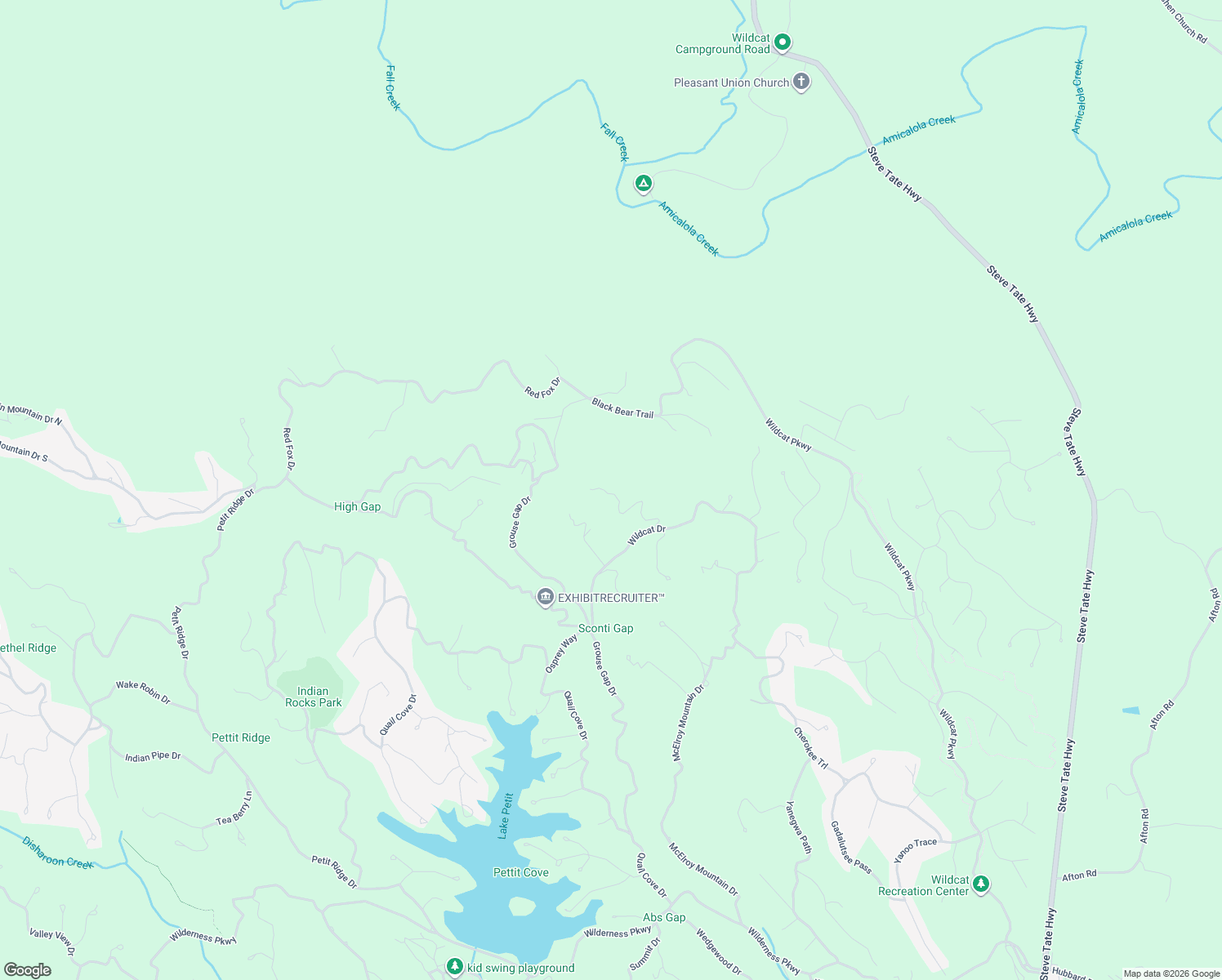 map of restaurants, bars, coffee shops, grocery stores, and more near 2156 Royal Fern Trail in Dawsonville