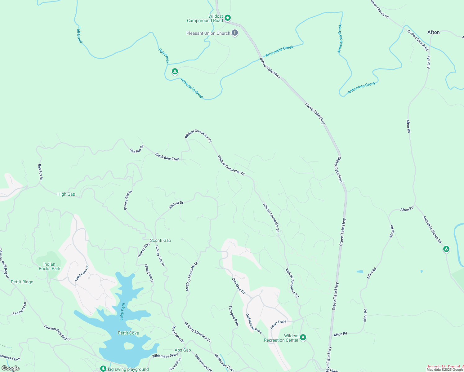 map of restaurants, bars, coffee shops, grocery stores, and more near 82 Blazingstar Lane in Big Canoe
