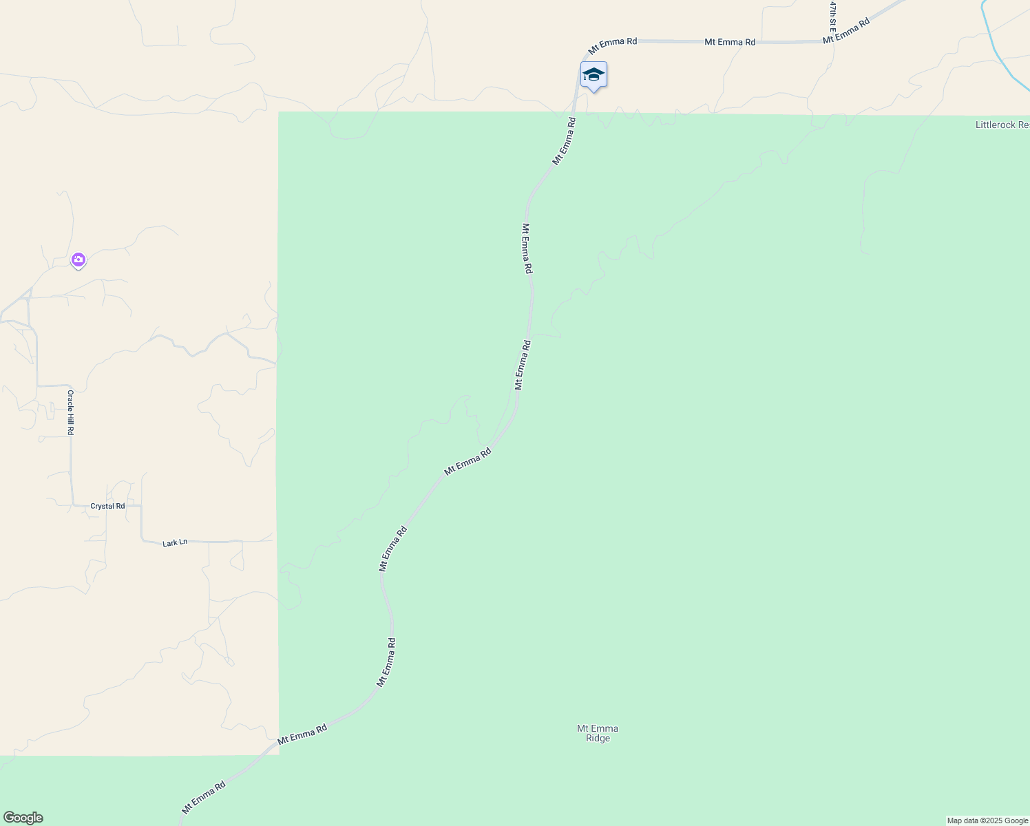 map of restaurants, bars, coffee shops, grocery stores, and more near Mount Emma Road in Palmdale