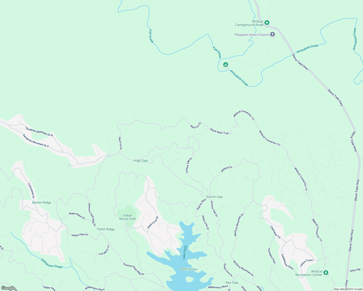 map of restaurants, bars, coffee shops, grocery stores, and more near 3012 Wild Turkey Bluff in Dawsonville