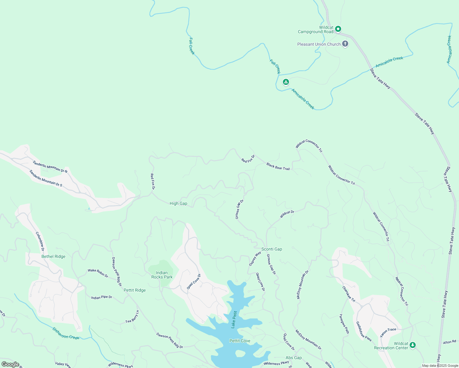 map of restaurants, bars, coffee shops, grocery stores, and more near 3012 Wild Turkey Bluff in Dawsonville