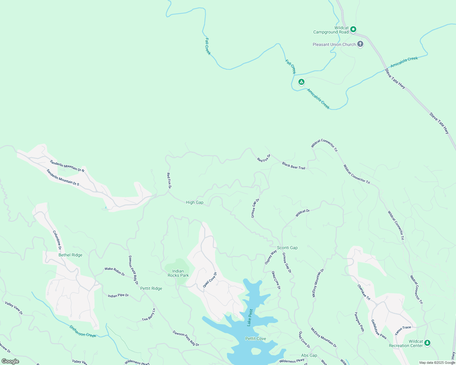 map of restaurants, bars, coffee shops, grocery stores, and more near 656 Wild Turkey Bluff in Big Canoe