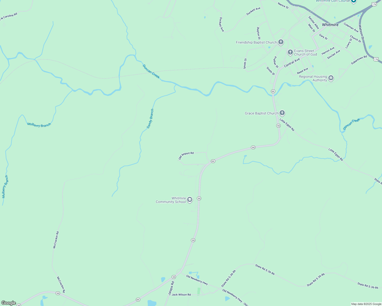 map of restaurants, bars, coffee shops, grocery stores, and more near 359 Old Airport Road in Whitmire