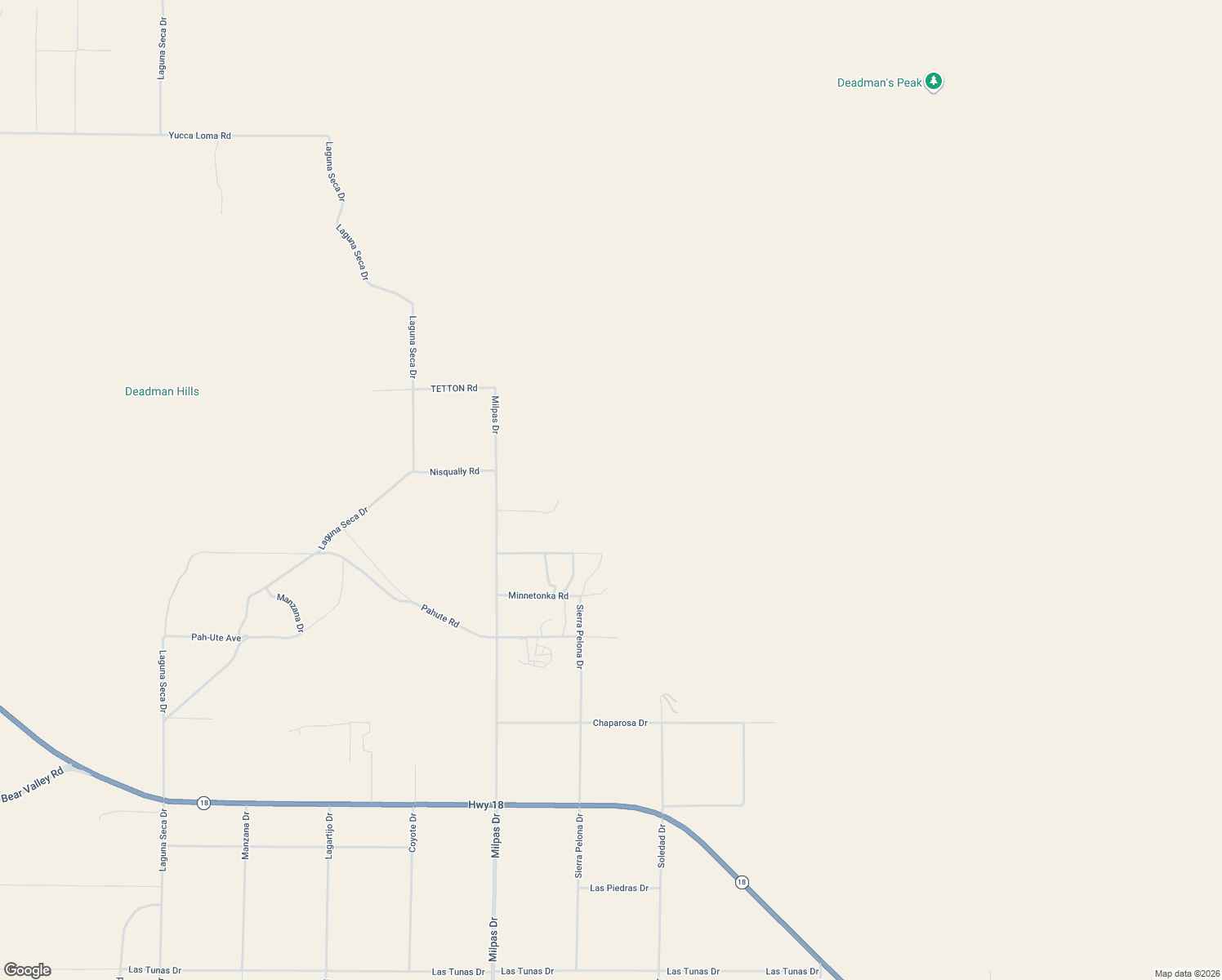 map of restaurants, bars, coffee shops, grocery stores, and more near 25878 Sitting Bull Road in Apple Valley
