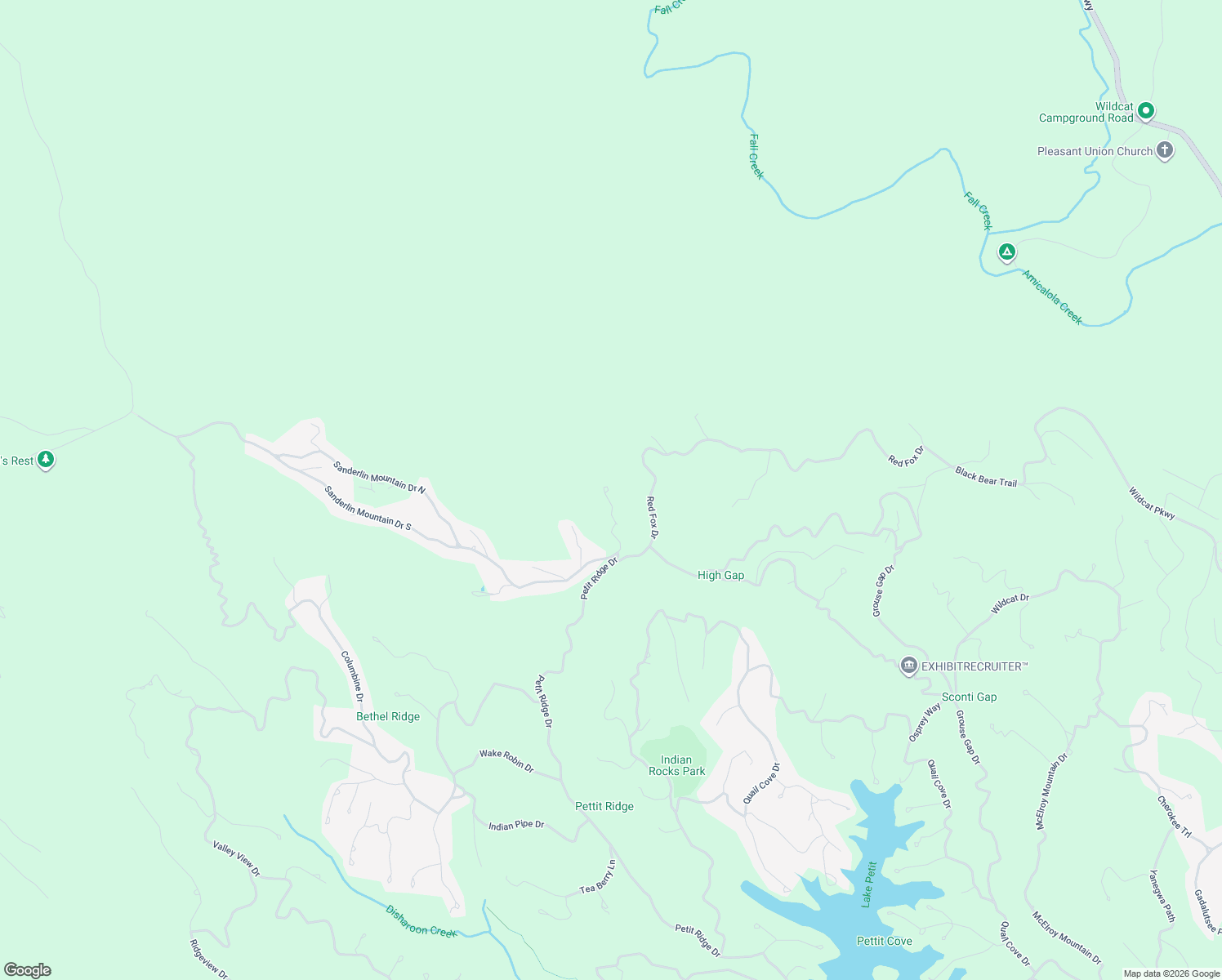 map of restaurants, bars, coffee shops, grocery stores, and more near 5012 Bear Cub Ridge in Dawsonville