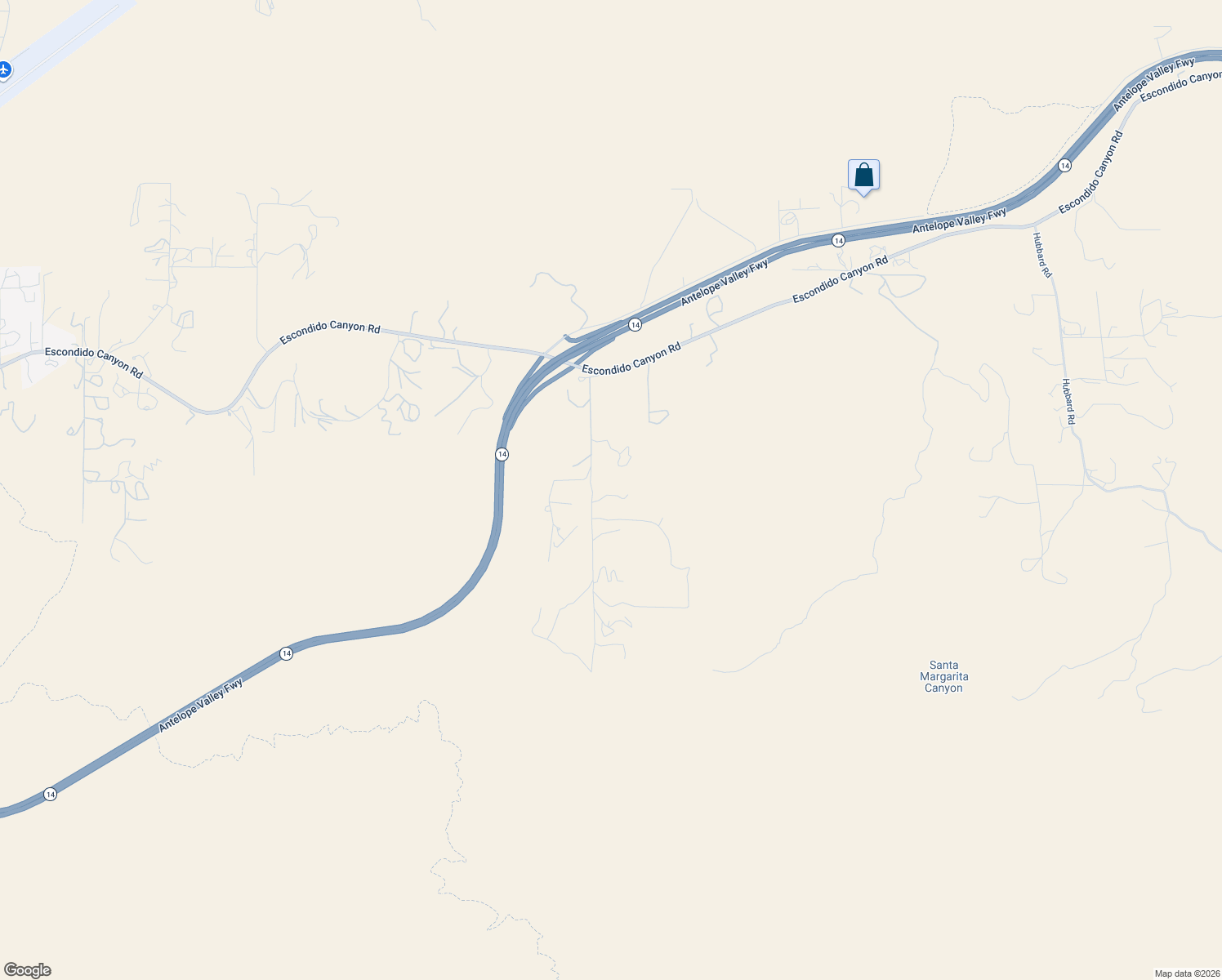map of restaurants, bars, coffee shops, grocery stores, and more near 33150 Big Springs Road in Acton