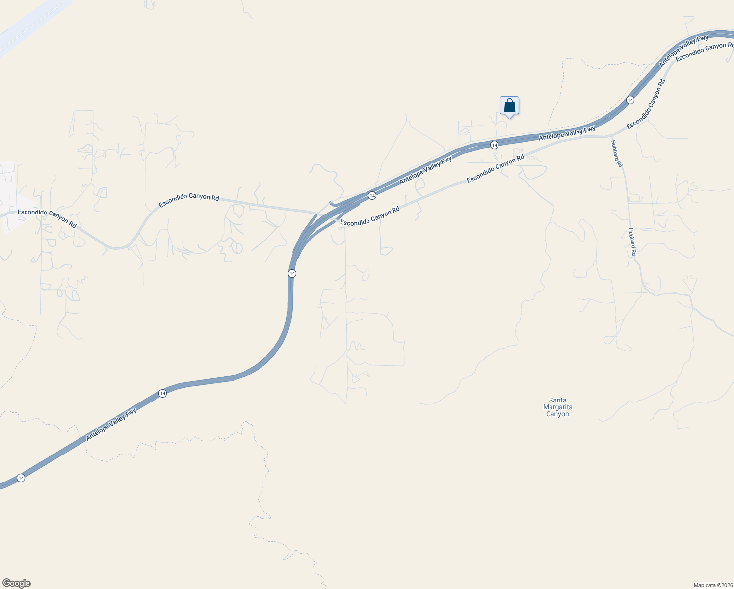map of restaurants, bars, coffee shops, grocery stores, and more near 33150 Big Springs Road in Acton