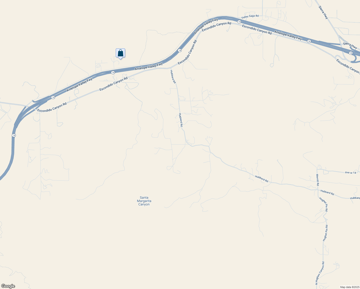 map of restaurants, bars, coffee shops, grocery stores, and more near Bahmer Ranch in Acton