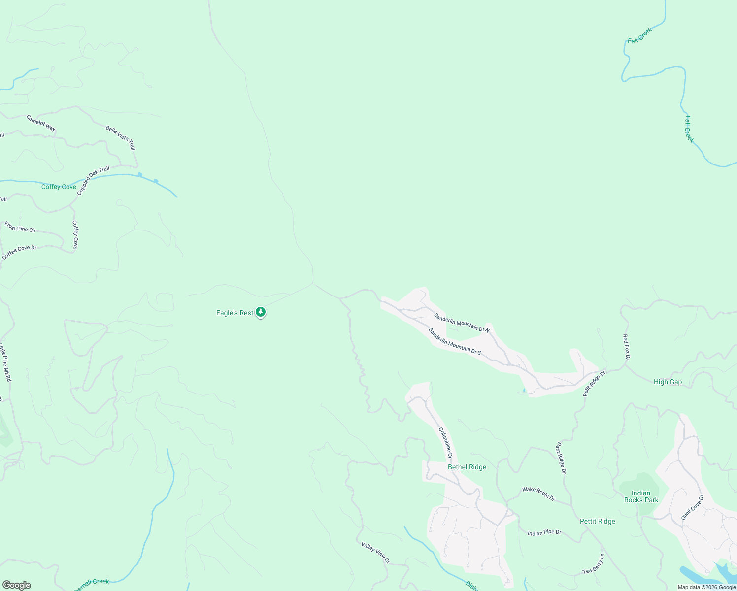 map of restaurants, bars, coffee shops, grocery stores, and more near 1364 Deer Run Ridge in Big Canoe